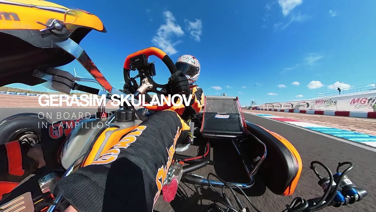 On board for a 360&deg; lap of the Campillos track with Gerasim Skulanov