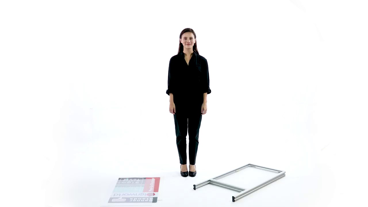 A Frame Double Sided Sidewalk Poster Sign