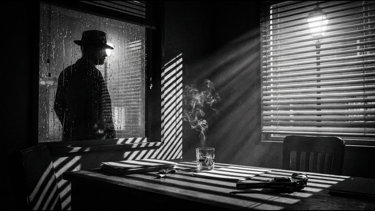 SHADOWS 🕵️‍♂️ Dark Jazz & Rain for Late Night Focus