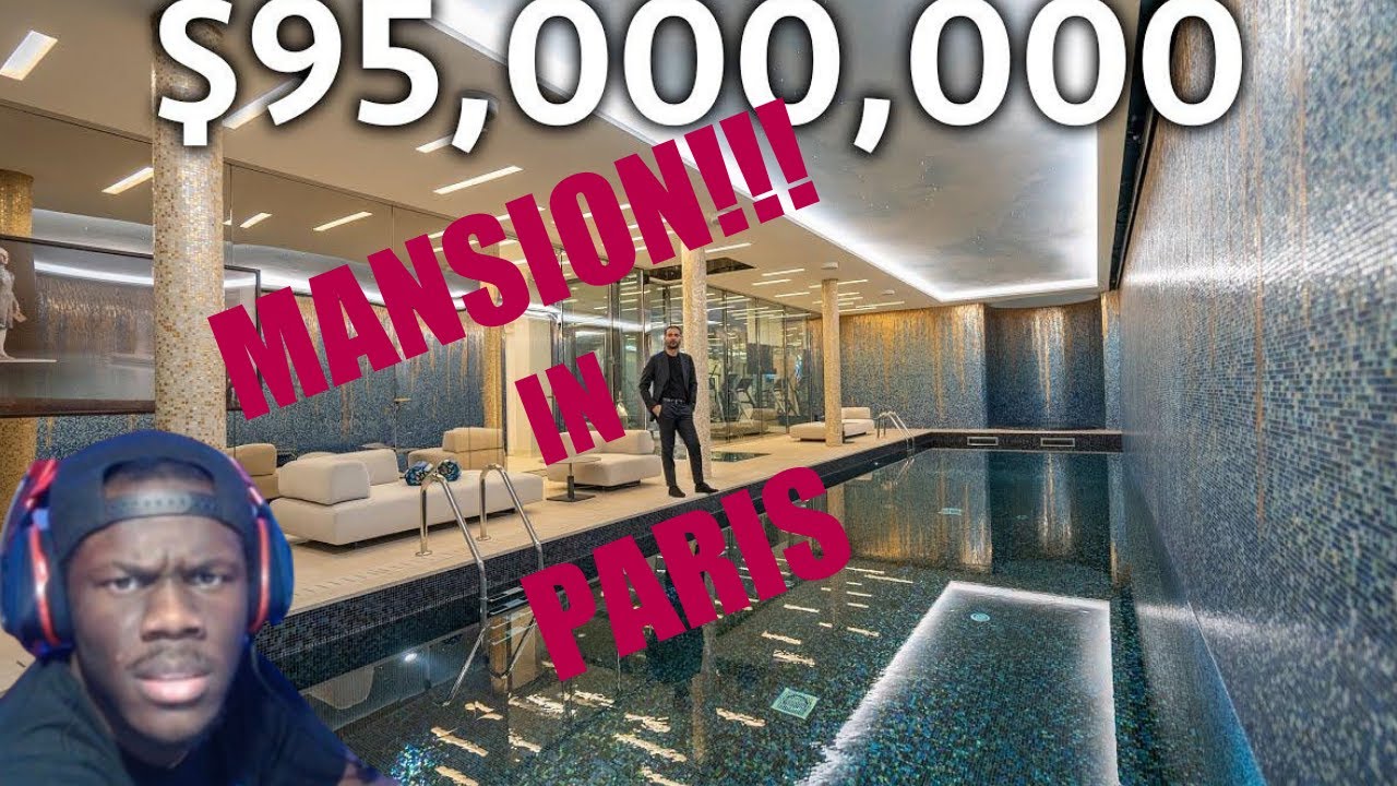 $95,000,000 Mansion in PARIS w Underground Pool!!!