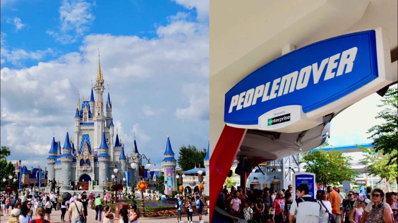 Magic Kingdom 2026 - Walking To Tomorrowland & Riding The PeopleMover | Walt Disney World Florida
