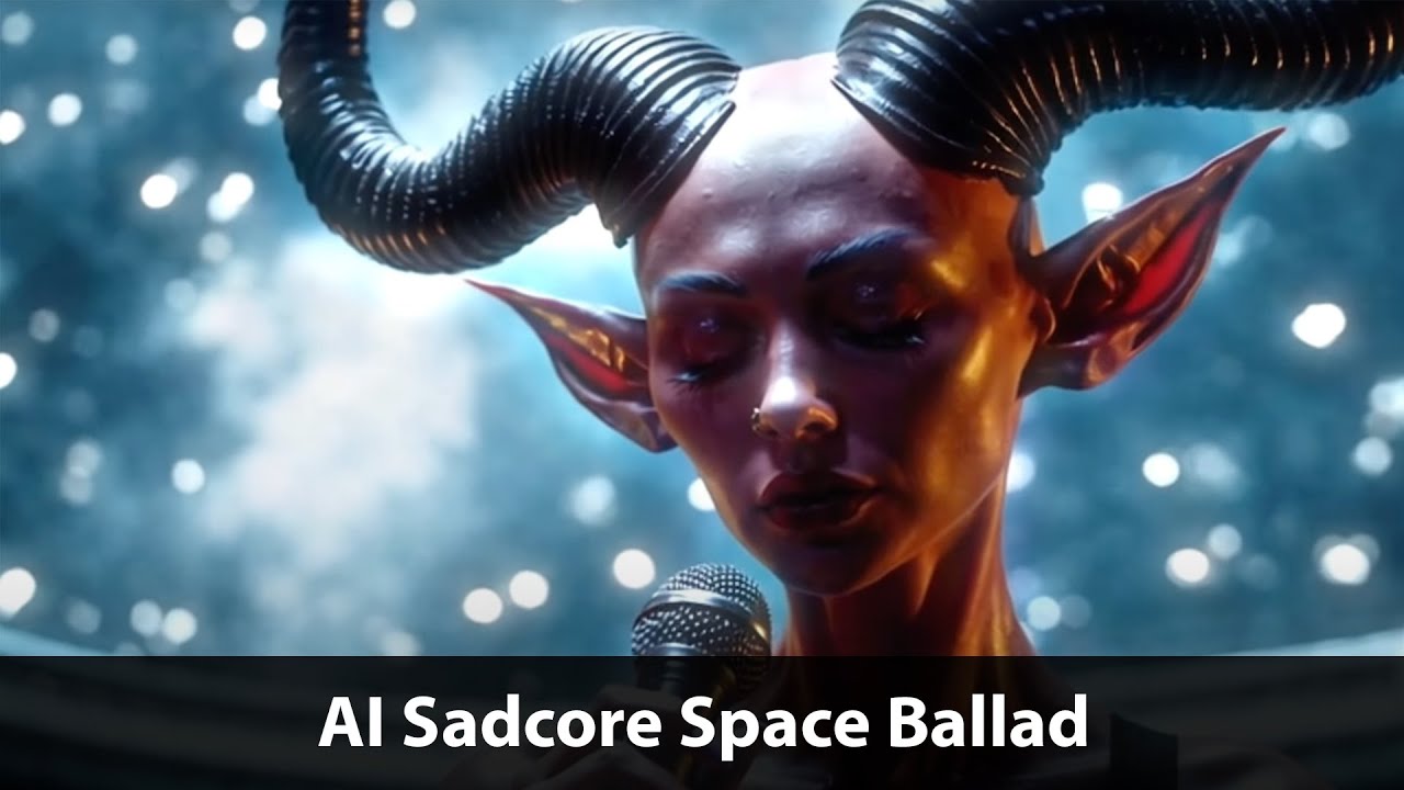 Static Between Stars - AI Sadcore Space Ballad Music Video