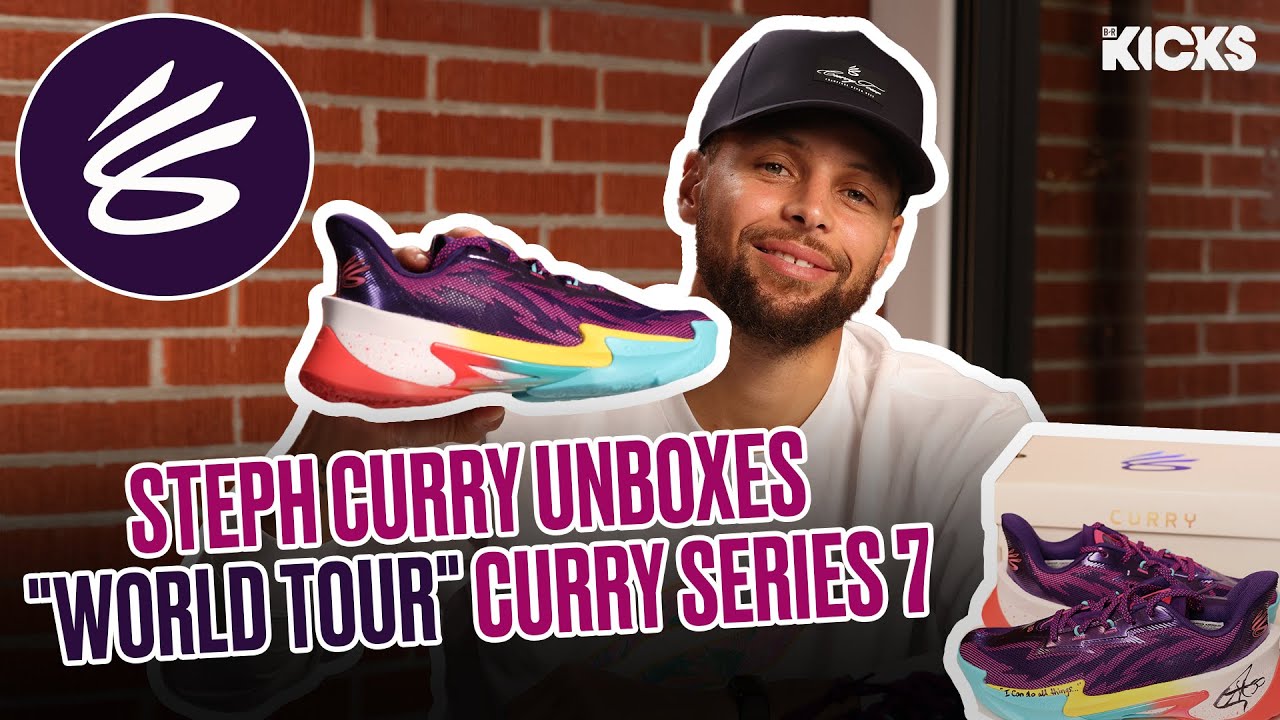 Steph Curry Unboxes His Curry Series 7 👟🔥