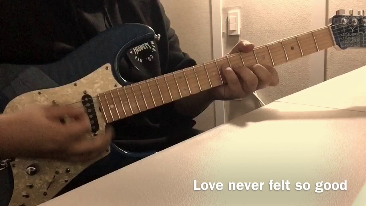 Love never felt so good -Funk guitar style -  -pop guitar cover