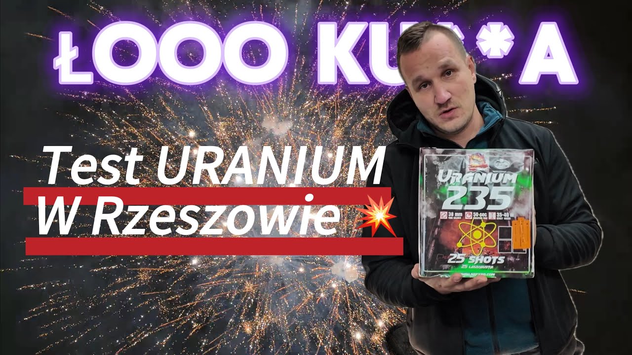 TEST WYRZUTNI CLE4320 URANIUM 235! Otwarcie sklepu z fajerwerkami w Rzeszowie! 💥