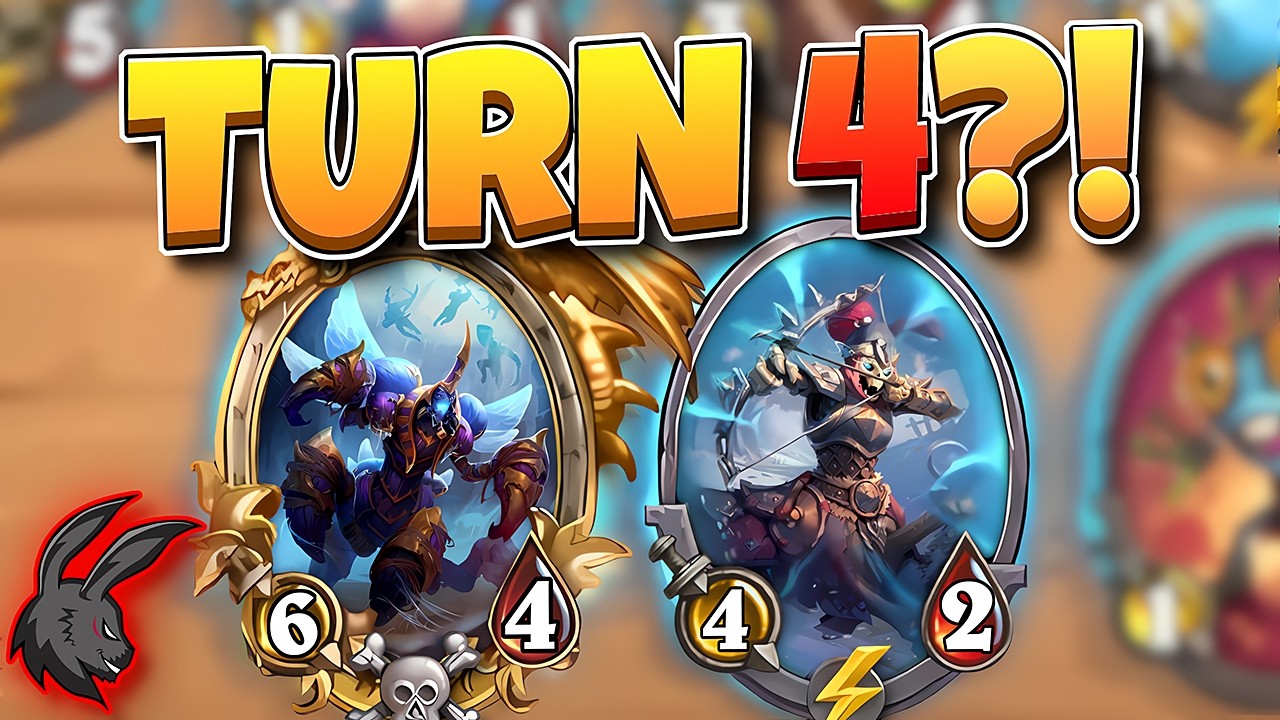 This is TURN 4! Crazy Eudora Luck! | Hearthstone Battlegrounds