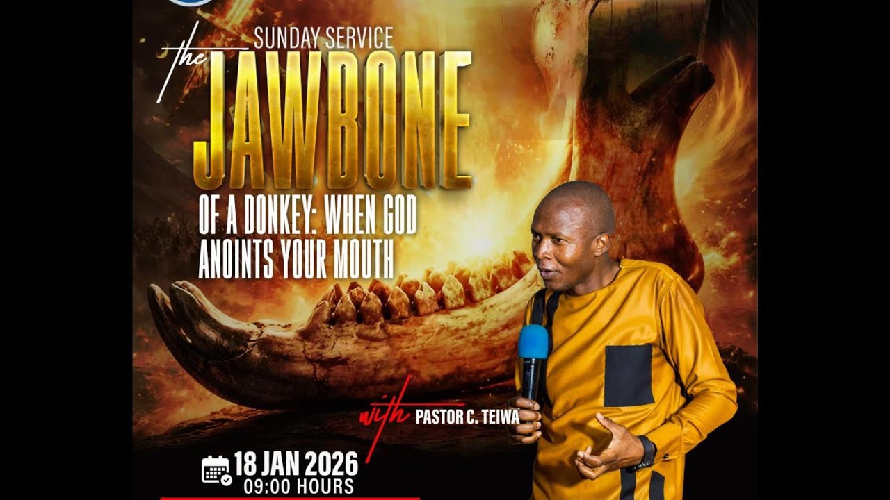 Apostle C. Teiwa-The jawbone of a donkey: When God anoints your mouth