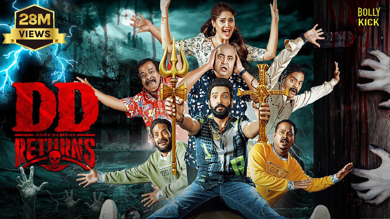 DD Returns | Hindi Dubbed Movies 2024 | Santhanam, Surbhi, Rajendran | Hindi Full Movie