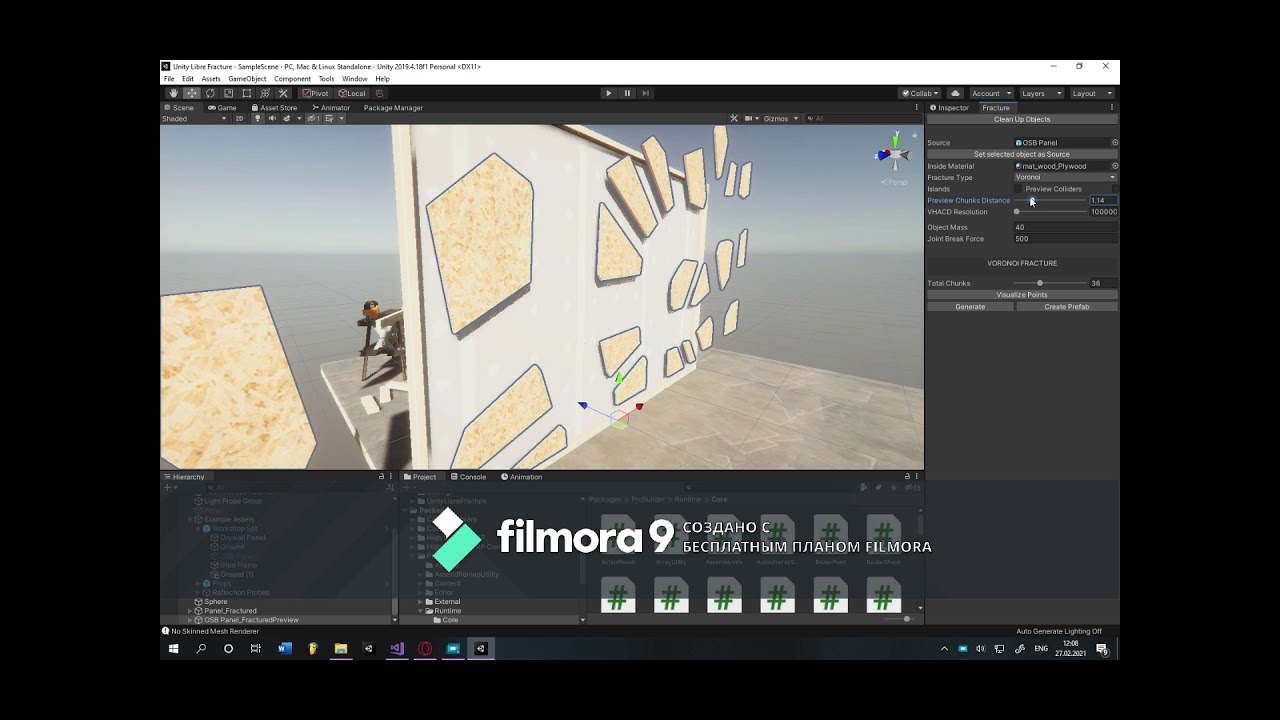 Unity Libre Fracture Usage Tutorial