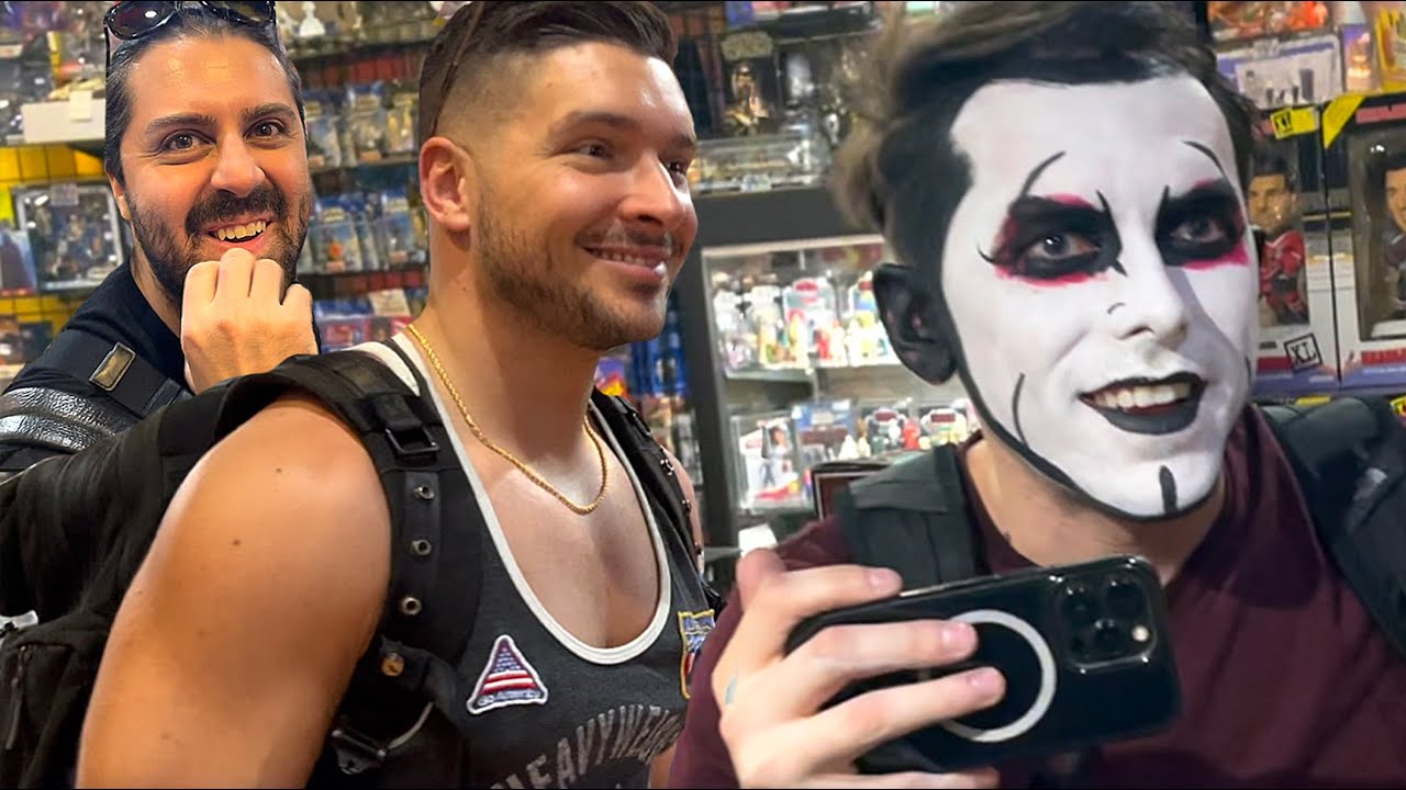 Danhausen & Ethan Page Fig Hunt on Freemont Street • Toy Shack Las Vegas, NV • Toy Hunt Vlog