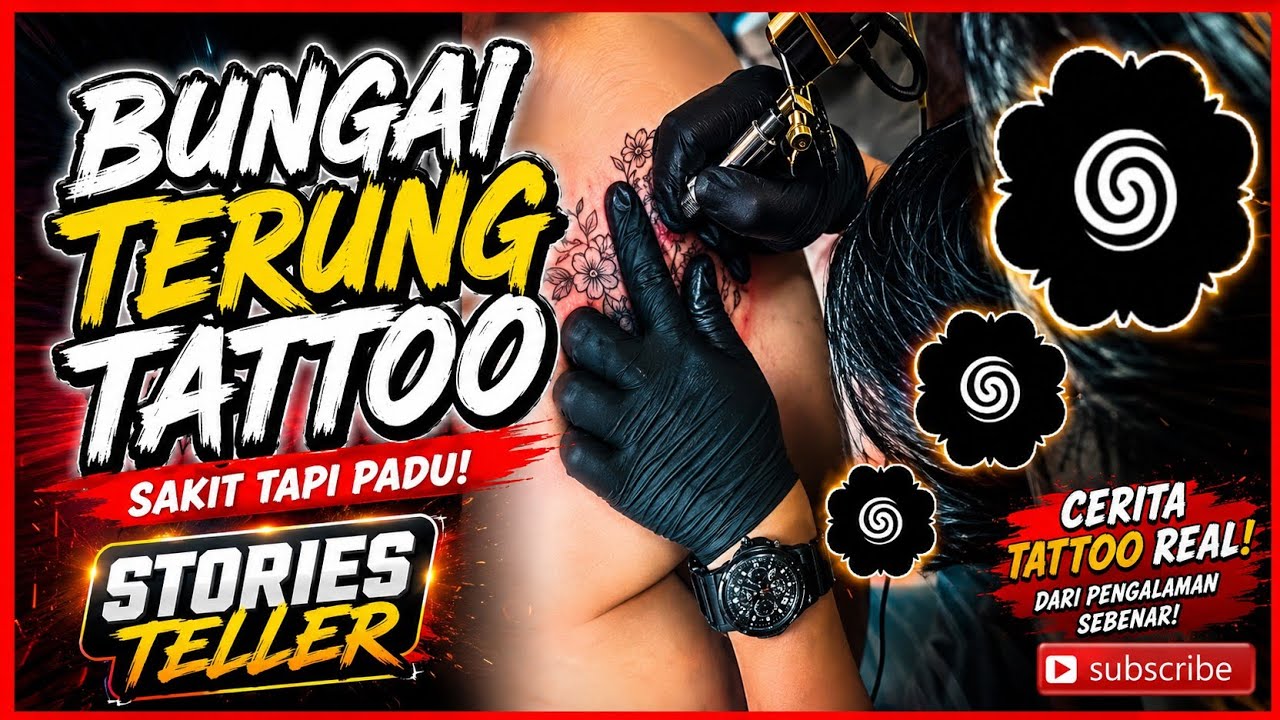 BUNGAI TERUNG TATTOO !