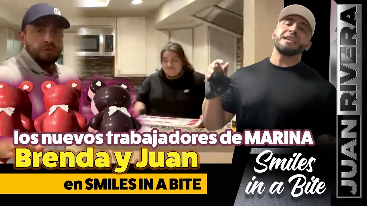 Brenda y Juan los nuevos trabajadores de MARINA en SMILES IN A BITE | Familia Rivera