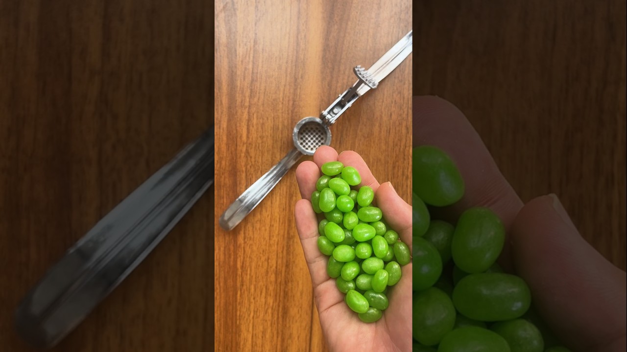 Cute Green Marbles 🎁 #pineapple #asmr #satisfying