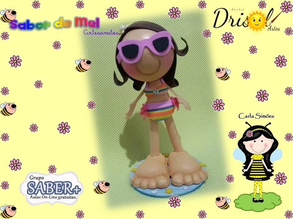 Fofucha Menina Verão - Profª. Carla Simões