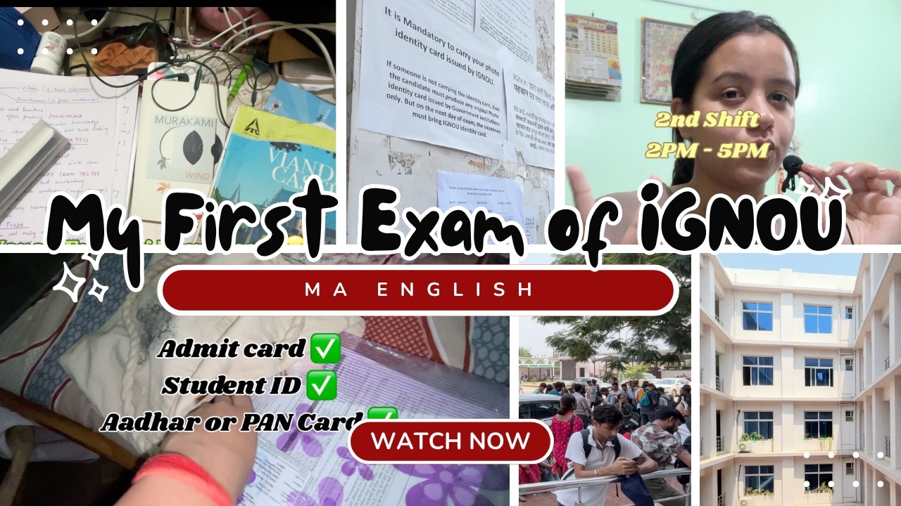 First Exam At Ignou I MEG 05 I MA English I Tips and Experience