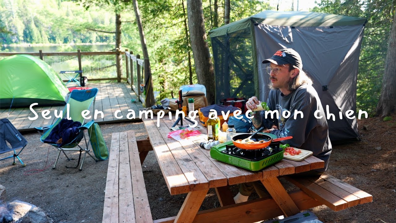 Je pars seul en camping avec mon chien pour bien commencer la saison! 🐕🏕️
