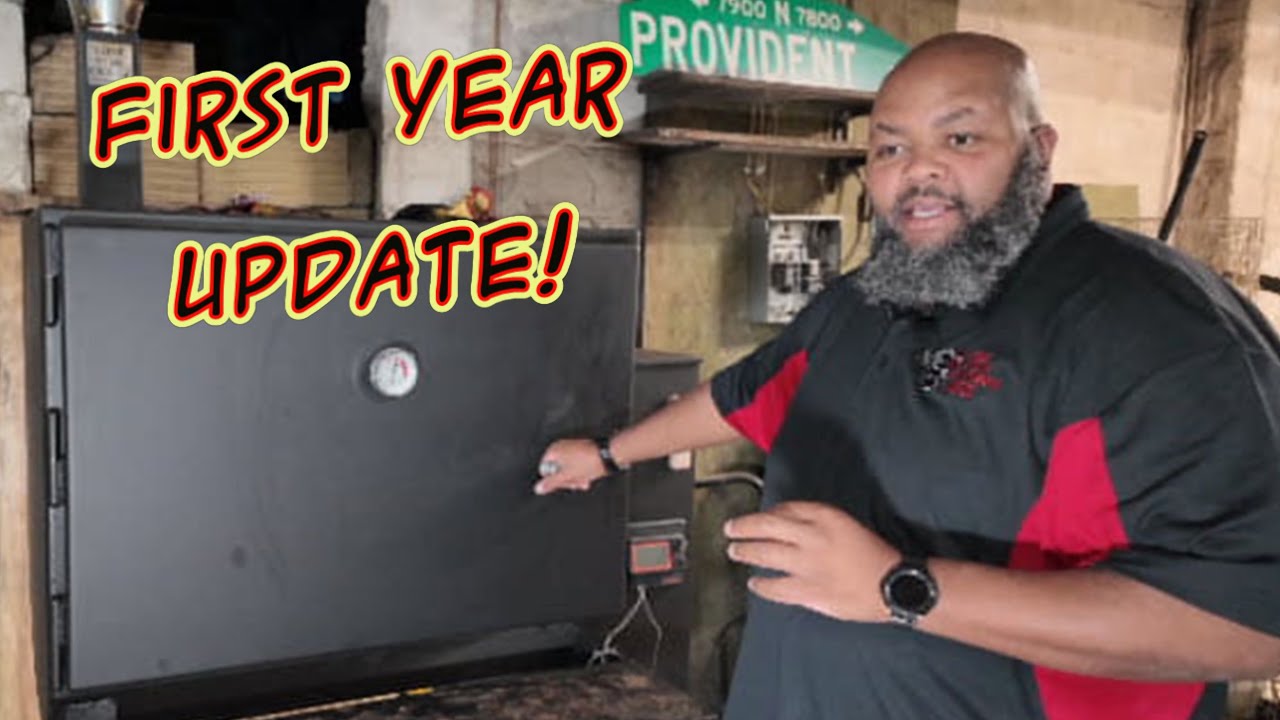 Lone Star Grillz Pellet Cabinet Smoker One Year Review and Cleaning - SDSBBQ