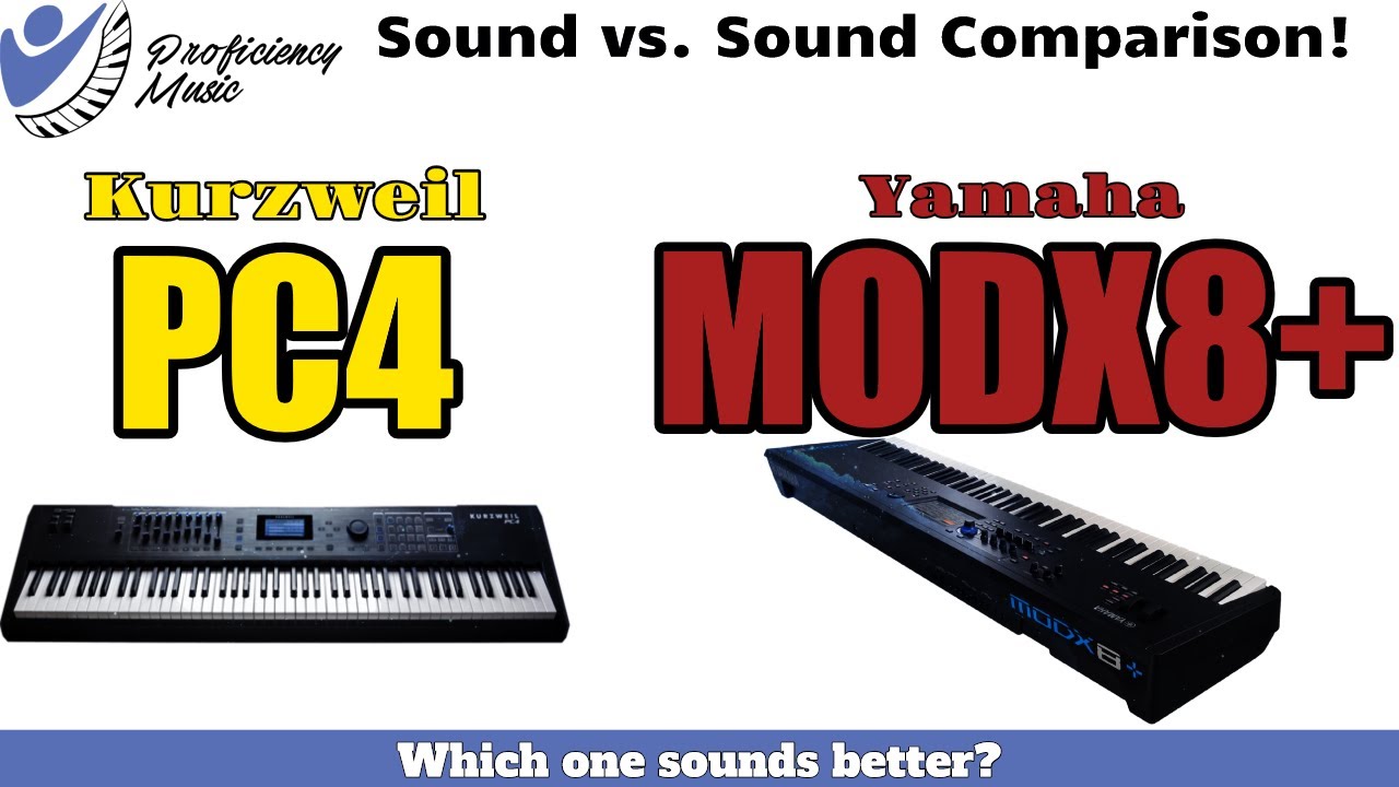 Kurzweil PC4 vs Yamaha MODX8+: Sound vs Sound Comparison! Which one SOUNDS better?