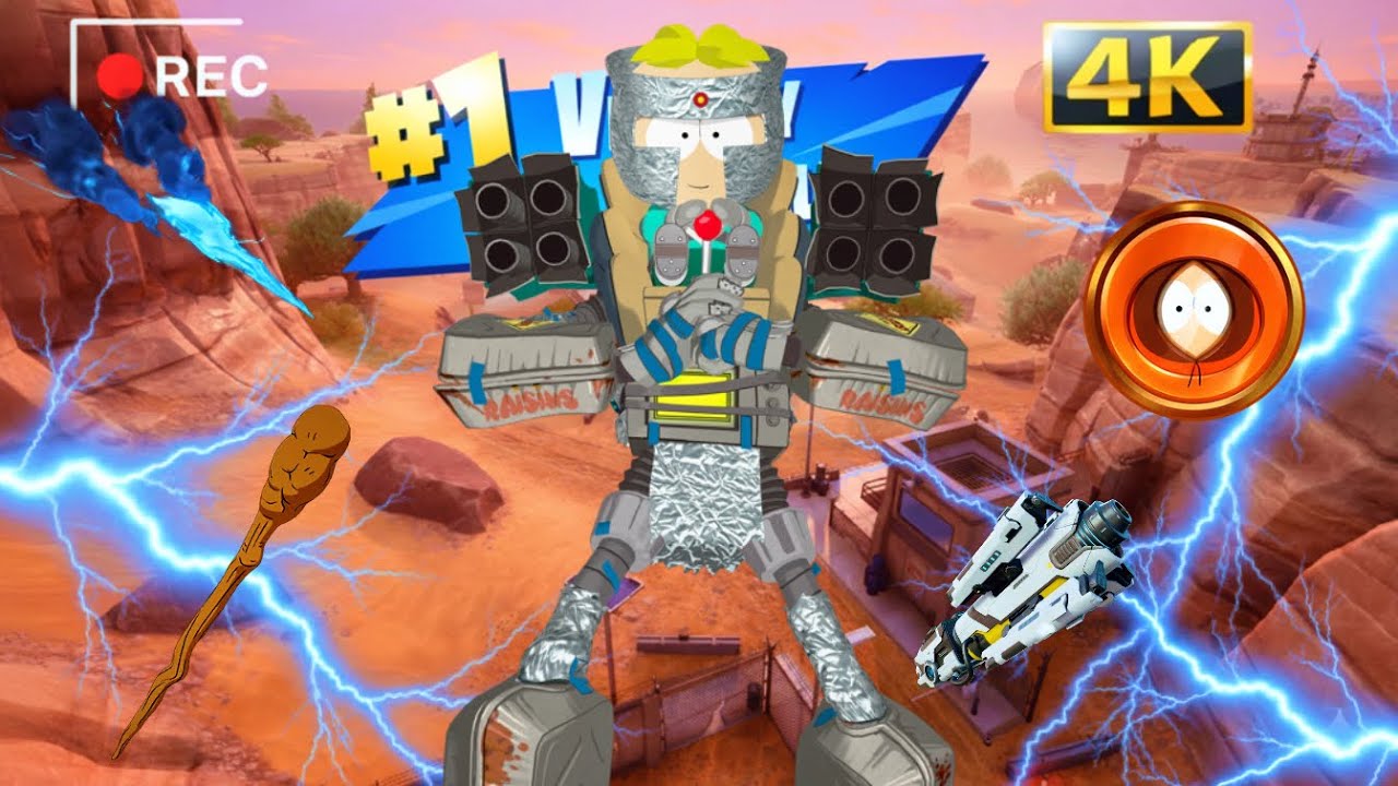New Fortnite X South Park | Professor Chaos Butters Skin | Arc-Lightning Victory Royale 4K 