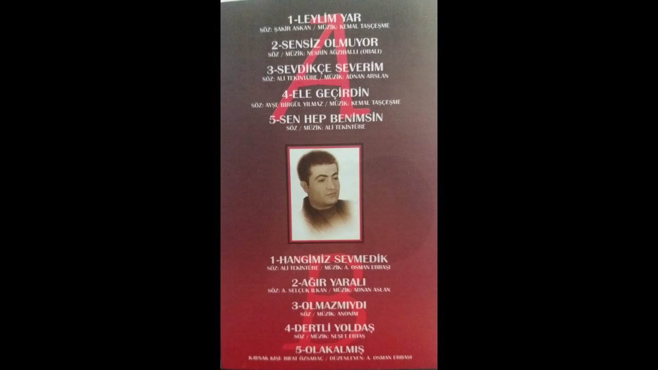 OĞUZ YILMAZ SEVDİK&Ccedil;E SEVDİM JET PLAK KASET 2000 ( KASET KAYIT )