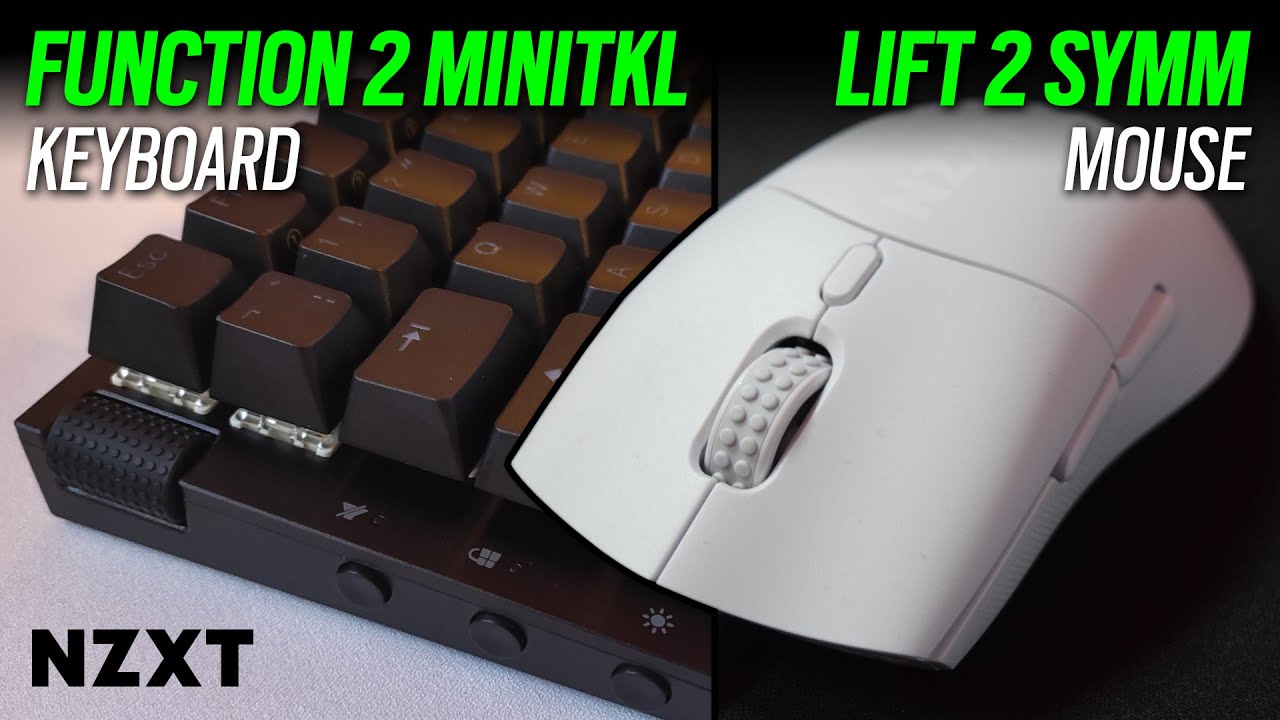 Function 2 MiniTKL Keyboard & Lift 2 Symm Mouse - Unboxing - NZXT - PC Unboxing