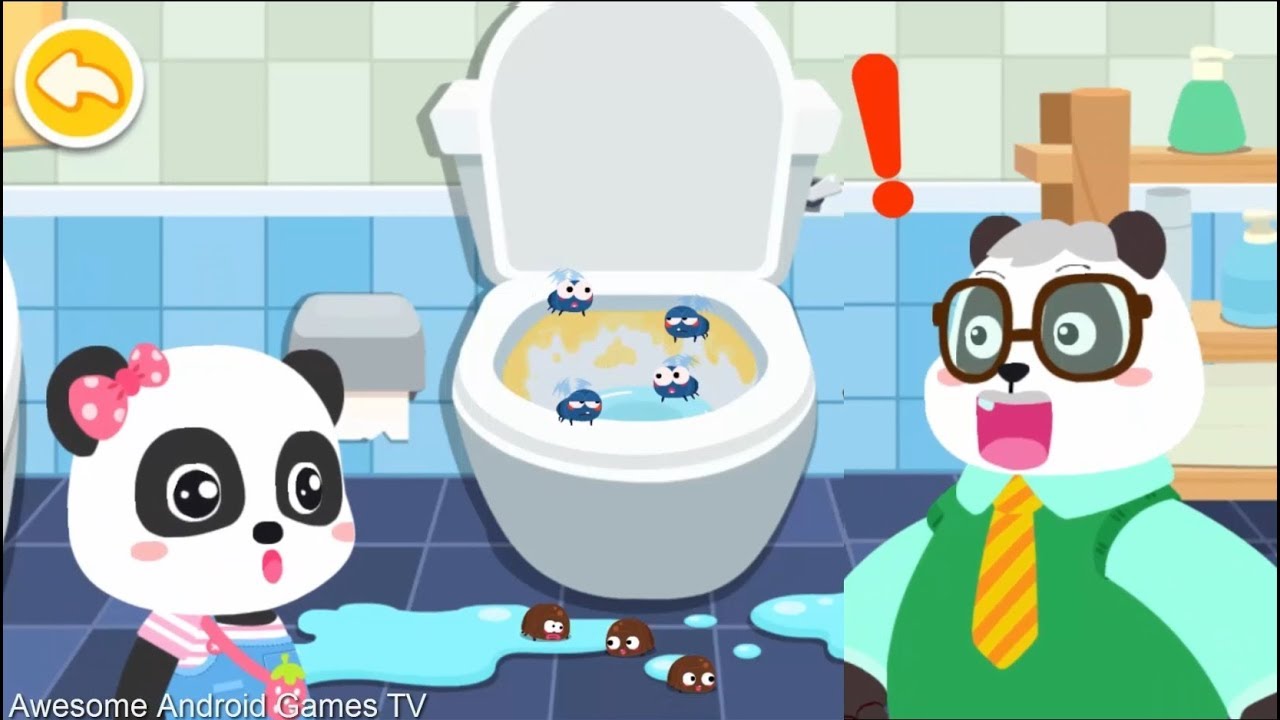 Baby Panda's House Cleaning - Learn How To Clean House - Android Gameplay HD