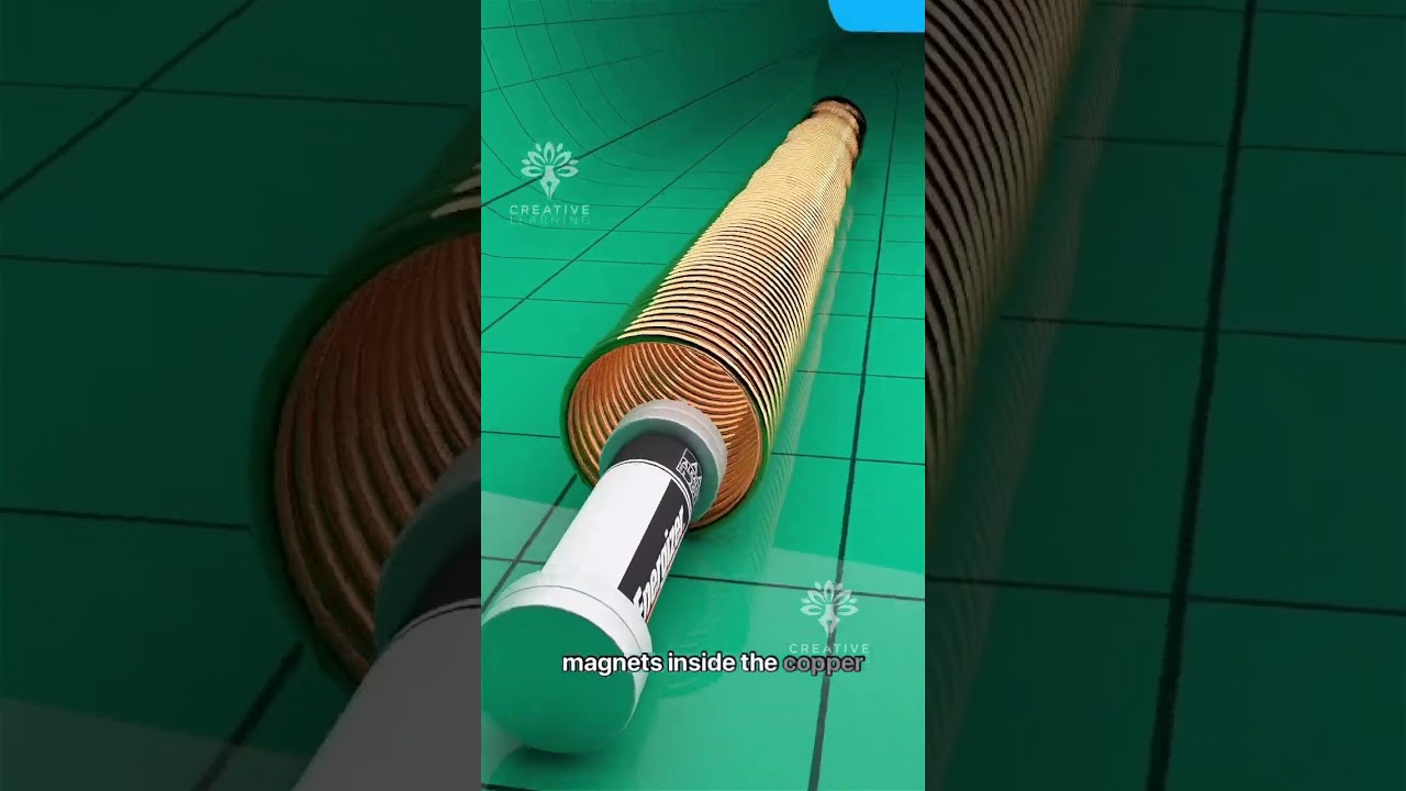 World&rsquo;s Simplest Electric Train &ndash; No Tracks Needed! 🚆⚡ #electrictrains   - Creativelearning3d