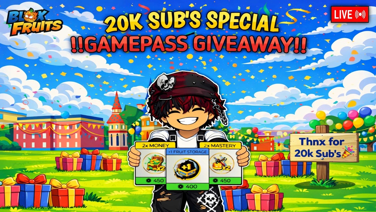 Today 20K Special Giveaway Live, leviathan Hunt V4 Trial With Subcriber Live #bloxfruit #roblox