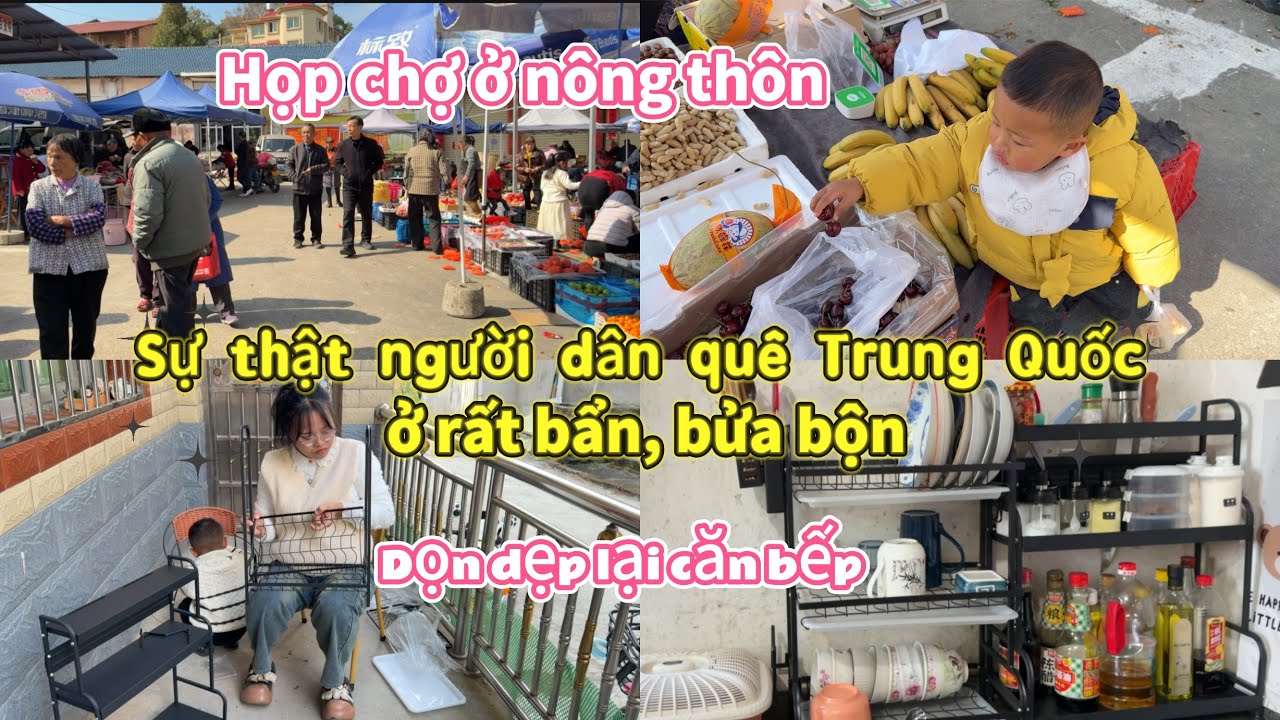 353🥖 Sự thật người dân quê Trung Quốc ở bẩn, bừa bộn, Dọn dẹp lại căn bếp cũ kĩ của mẹ chồng