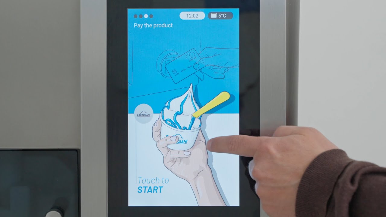 Magica E-PAY: the self-service Carpigiani soft serve machine with integrated payment system