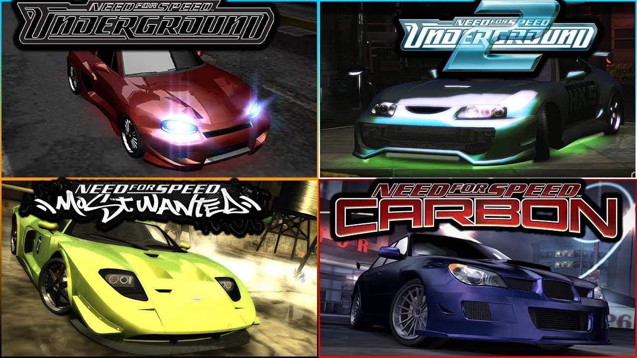 Customization History in NFS Games #1 - 4k