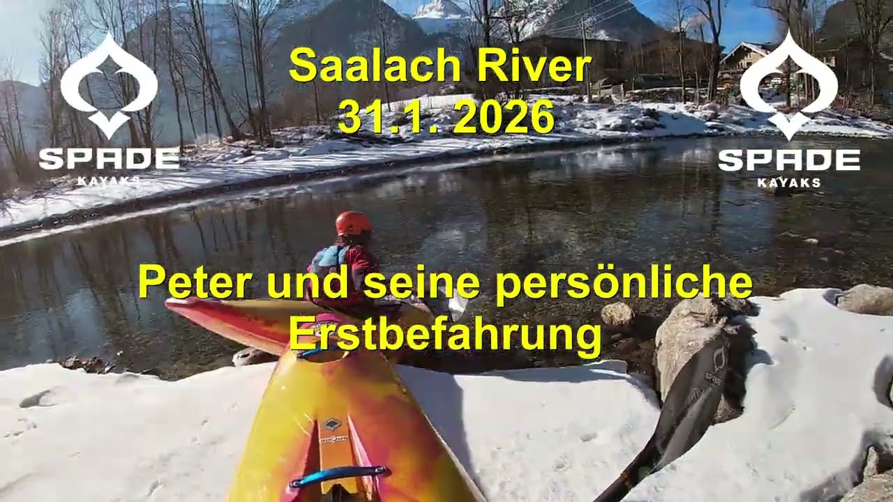 Saalach River Winter Kajak mit Peter 2026 31 Jän