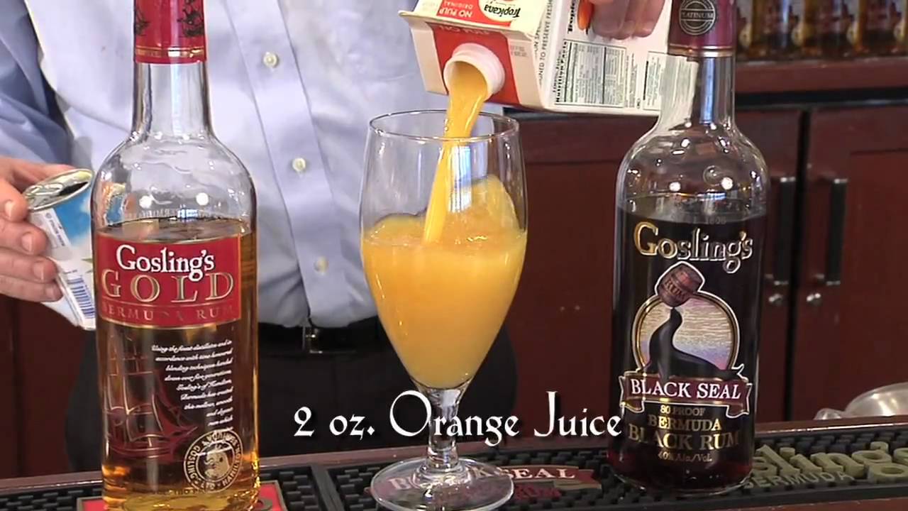 Goslings Rum: A Rum Swizzle