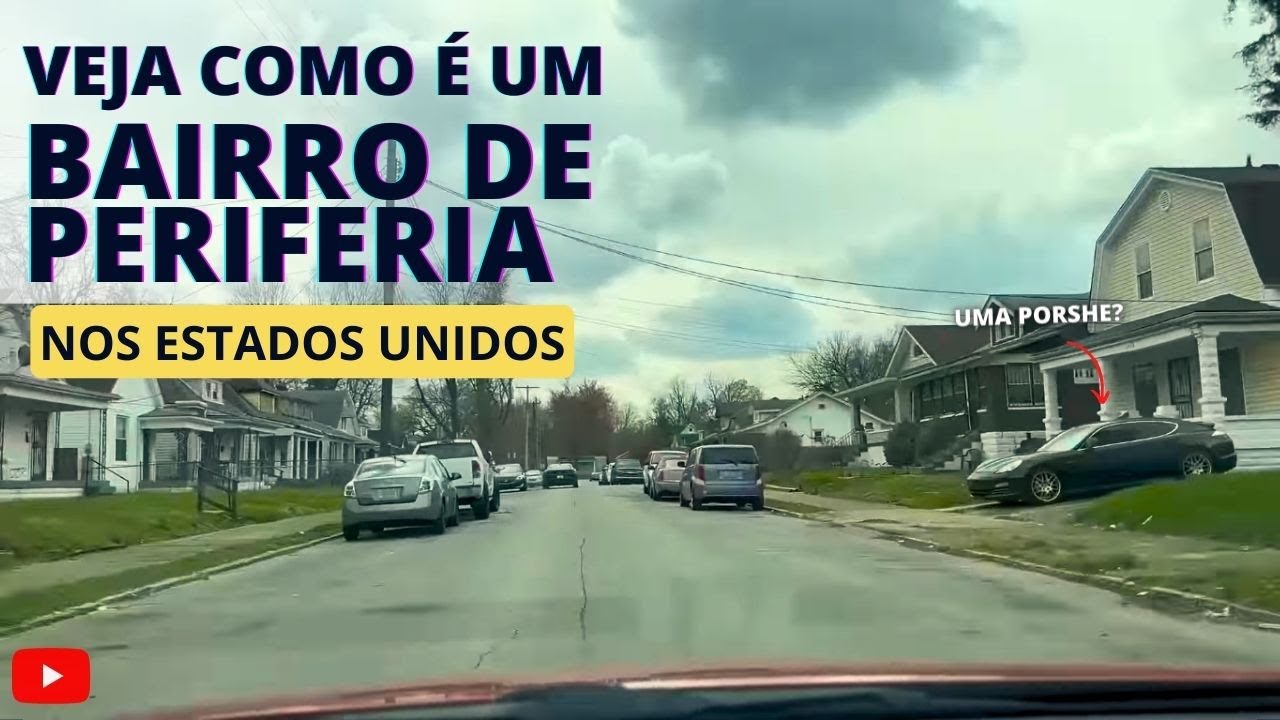 🔴veja como é um bairro de periferia  nos Estados Unidos 🇺🇸🔴