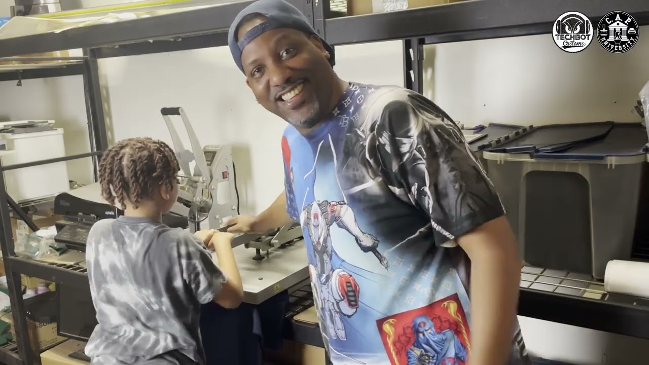 Me & My Sun Made His First T Shirt Together