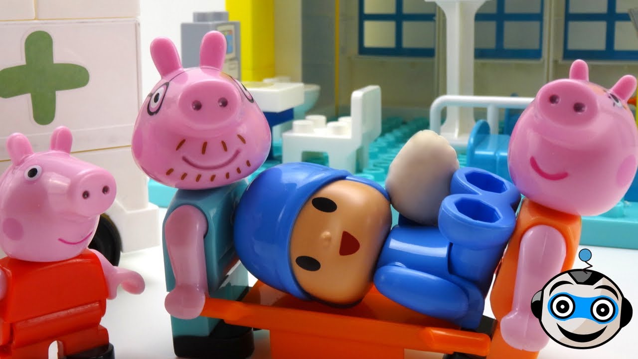 Pocoyó se lastima 🚑 y es curado en el Hospital de Peppa