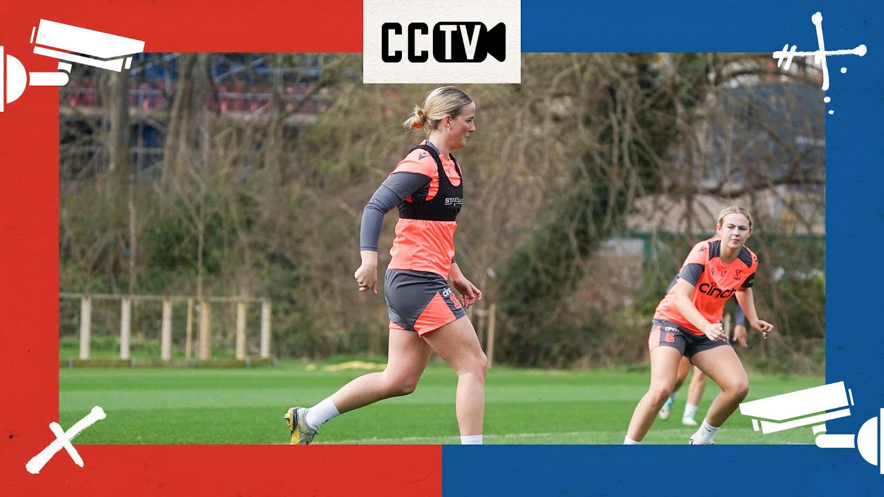 Preparation for record breaking game at Selhurst Park | CCTV