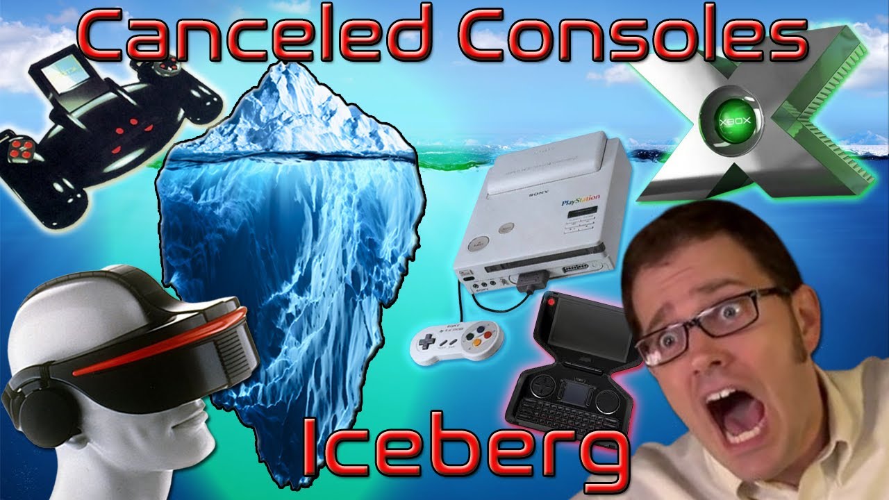 Canceled Video Game Consoles Iceberg