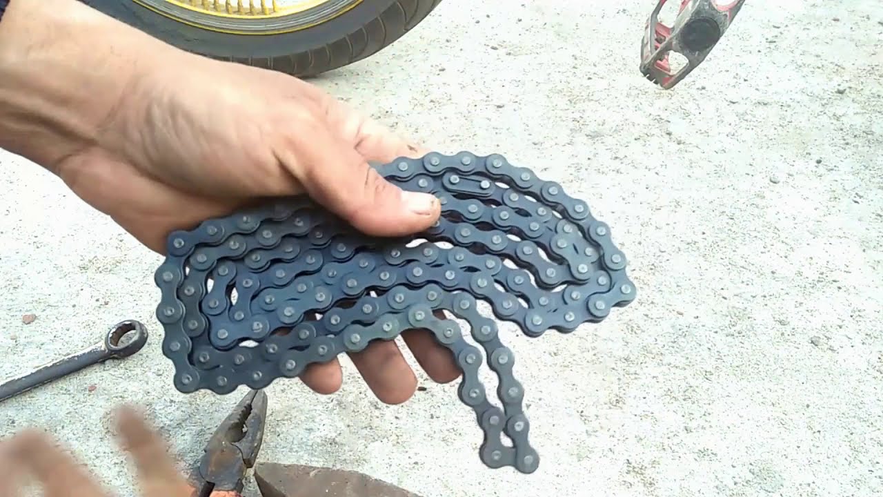 كيفية تركيب جنزير العجلة في 3 دقائق اصلاح جنزير العجلة