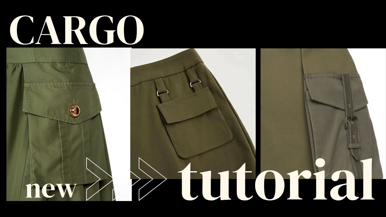 HOW TO SEW A CARGO POCKET||2025 COMBAT PANTS||WATCH THIS VIDEO||50K VIEWERS