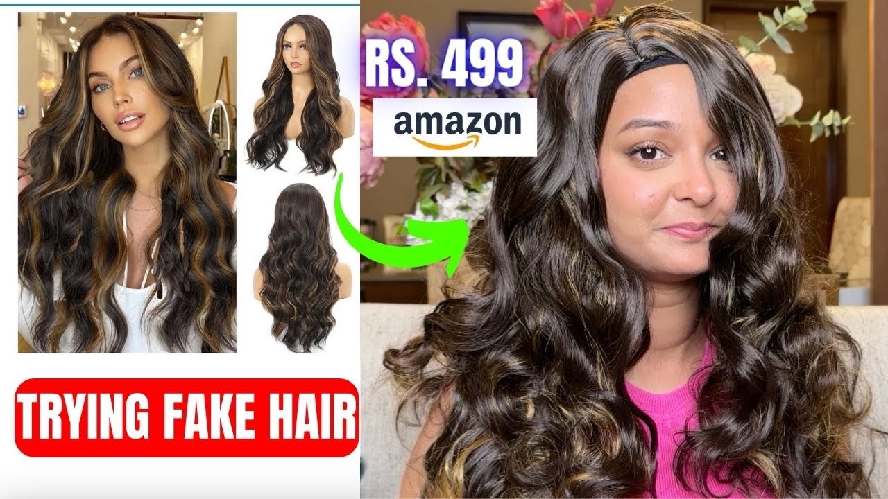 Indian Girl: Bought *cheap* FAKE *Wigs* from AMAZON😂😂