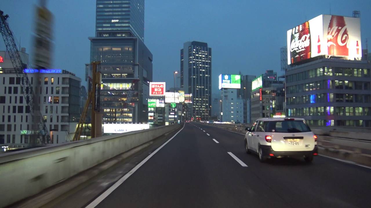 首都高速道路　3号渋谷線　用賀料金所　⇒　6号三郷線　八潮出口　（都心環状線　内回り経由）2016/07/14 　1080p60