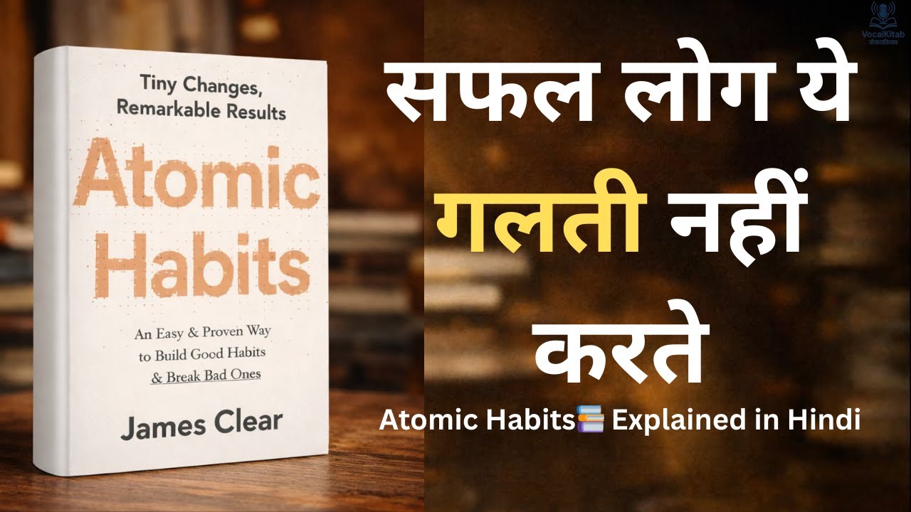 सफल लोग ये गलती नहीं करते | Atomic Habits से सीखो रोज़ 1% बेहतर बनना |Vocalkitab