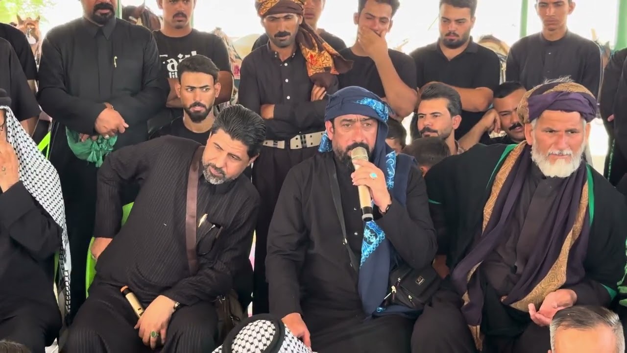 نعي الرادودين صادق الدراجي ومحمد الذهبي في مسيرة الاربعين 
