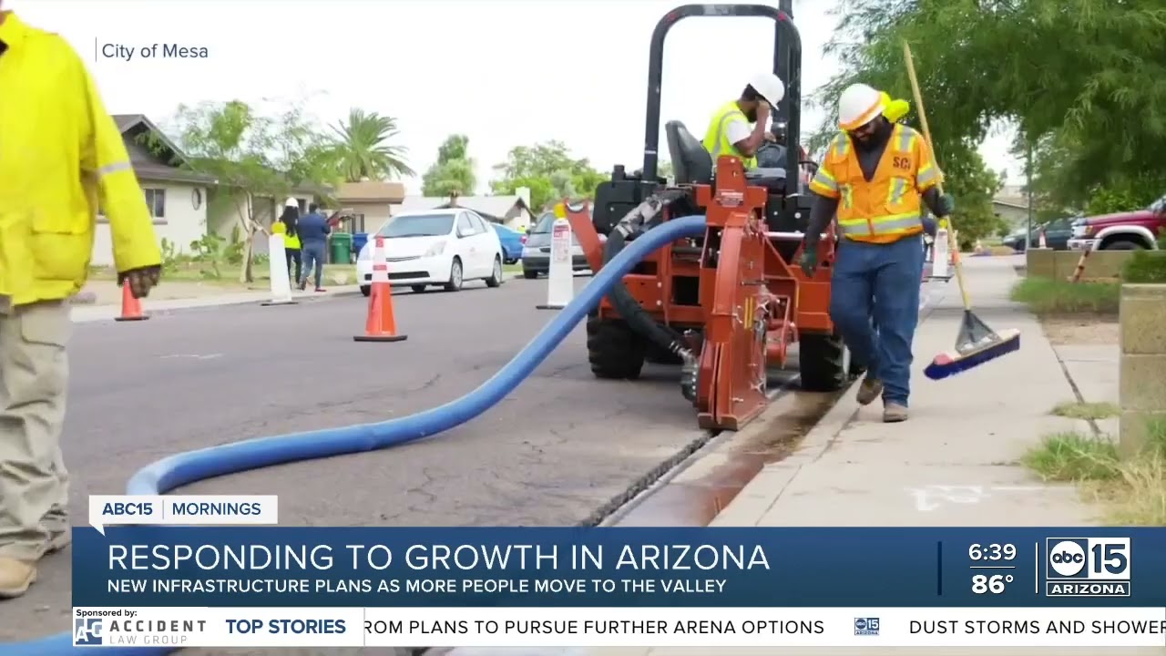 Growth in Arizona: New infrastructure plans as more people move to Mesa