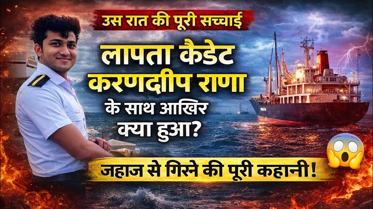 &ldquo;Karandeep Singh Rana case | The whole truth about falling from the ship | Marine Life Reality! #...