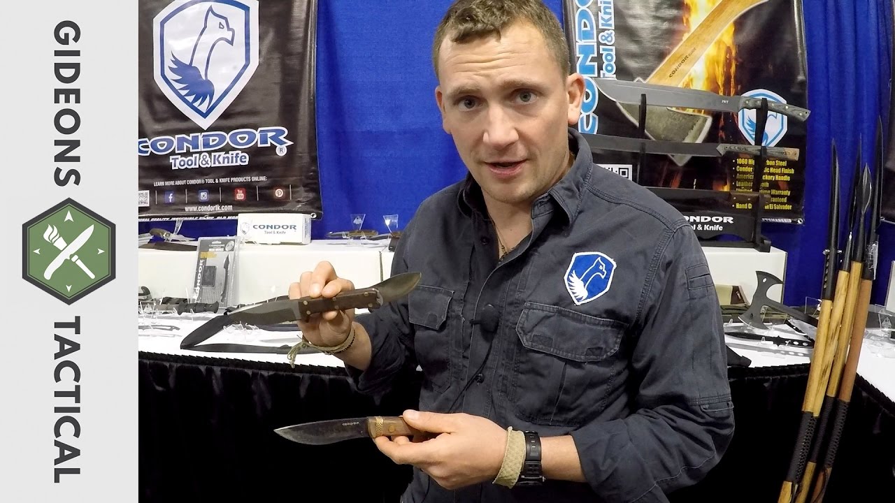 Condor Knife & Tool in 1095HC & 440C Steels!! Shot Show 2017