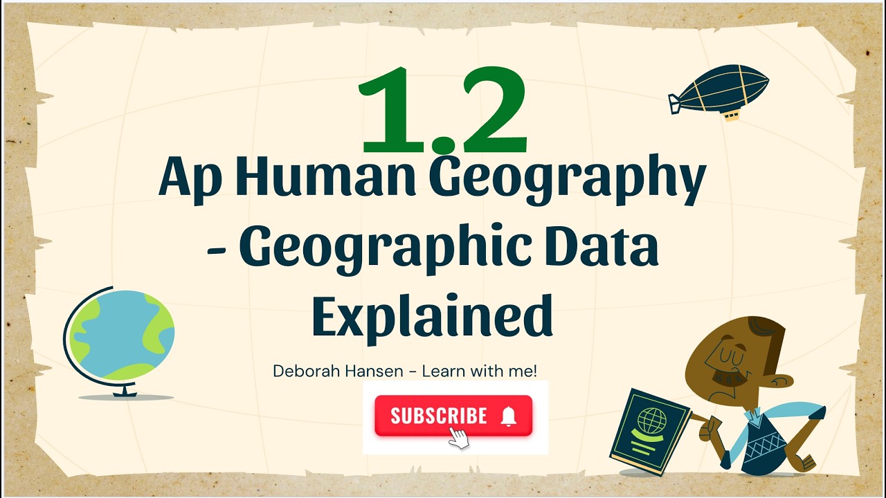 AP Human Geography: Разбор темы 1.2 &laquo;Географические данные&raquo;