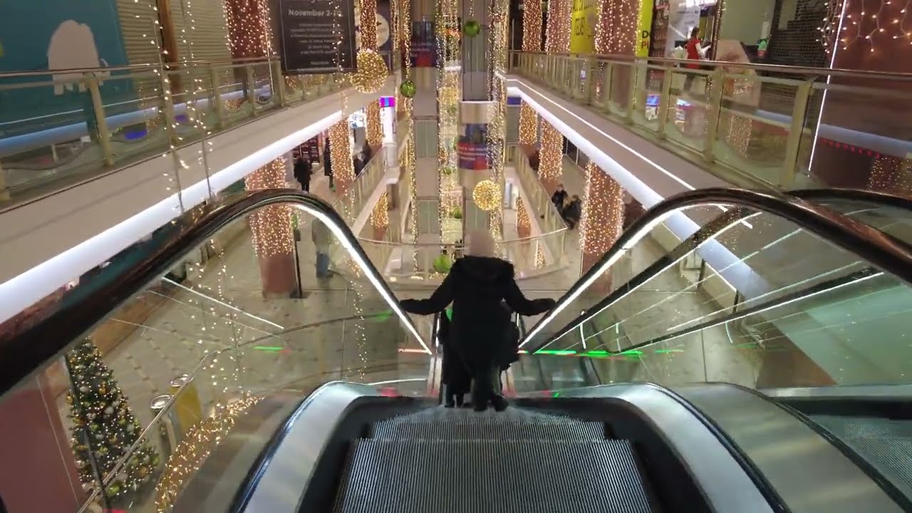 4x Schindler escalators Mammut shopping Center - Budapest [4K HDR]