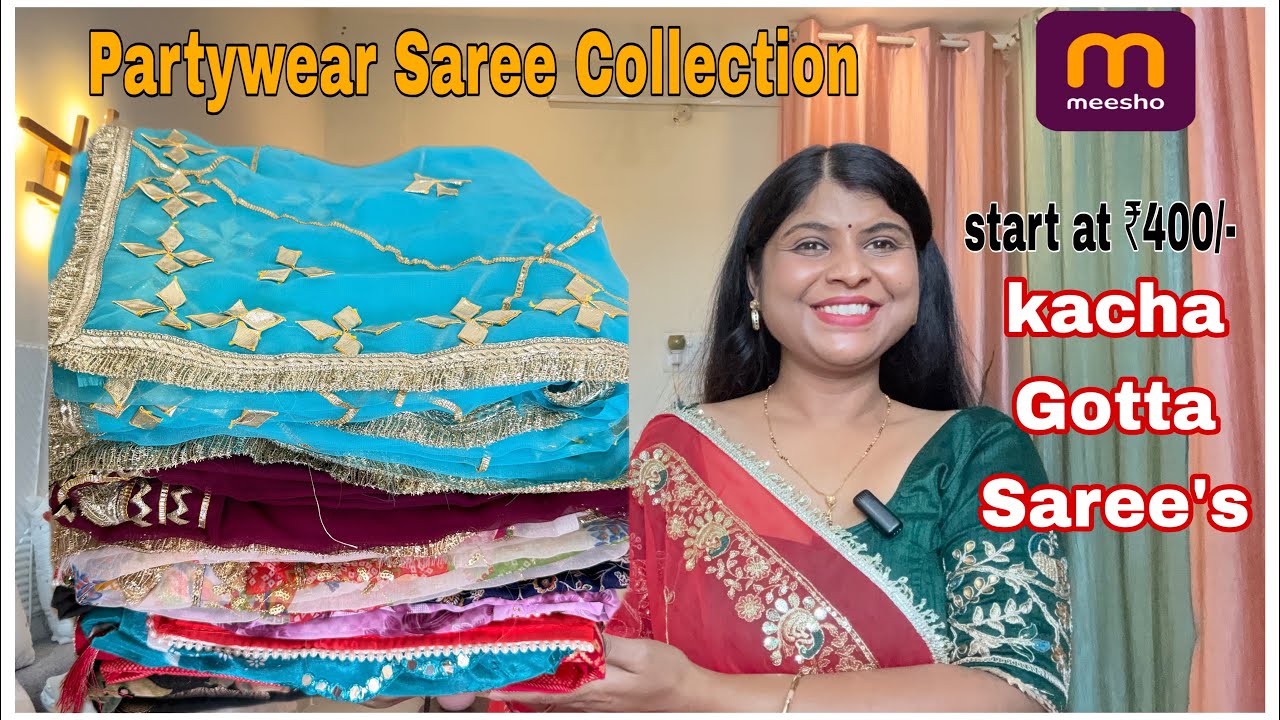 MEESHO New Arrival Saree's starts at ₹500/- |Silk/fendy/cotton saree collection #meesho#saree